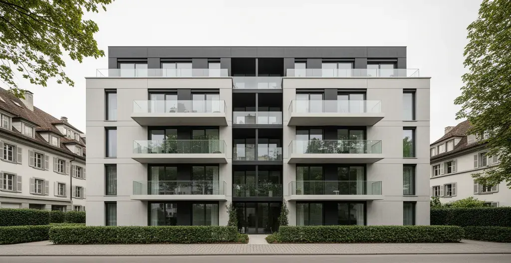 Modernes Mehrfamilienhaus in Zürich – Eigentumswohnungen Quadratmeterpreis